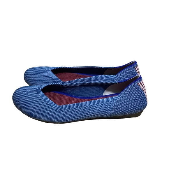 Rothy’s Indigo The Flat Mini Stripe - Picture 5 of 8